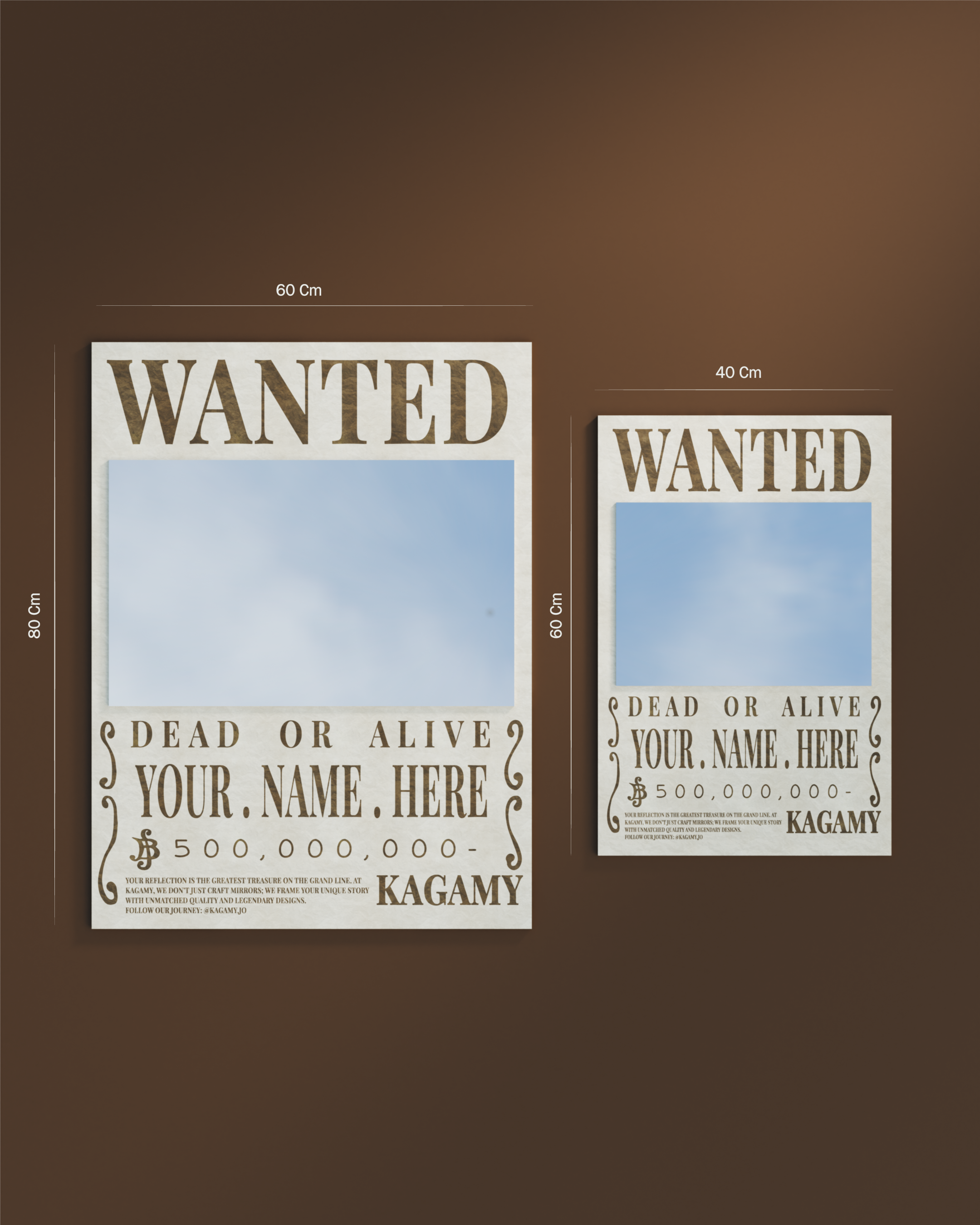 Wanted one piece mirror