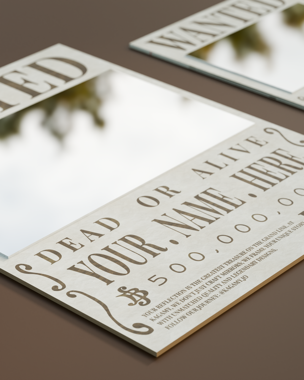 Wanted one piece mirror